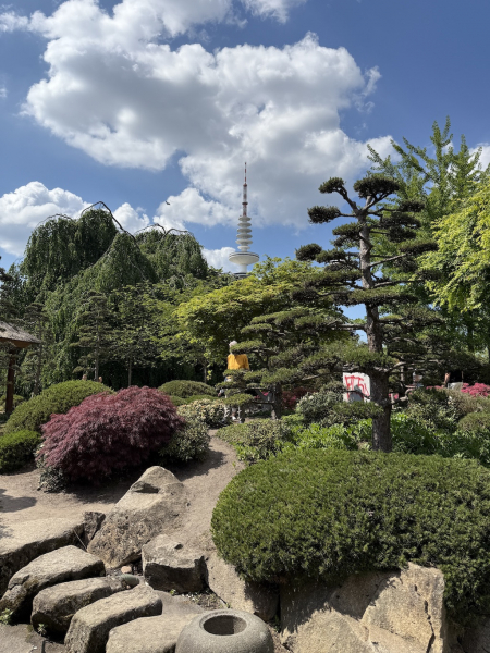 Japanischer Garten mit Teehaus