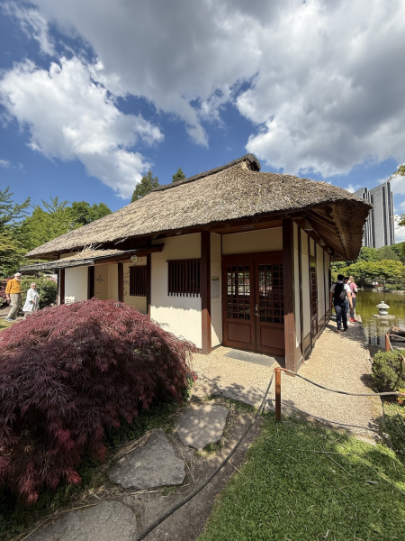 Japanischer Garten mit Teehaus