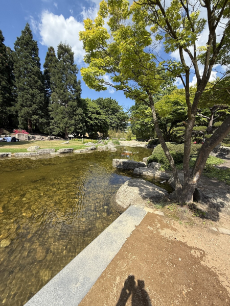 Japanischer Garten mit Teehaus