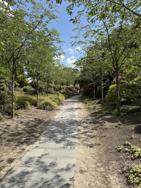 Japanischer Garten mit Teehaus