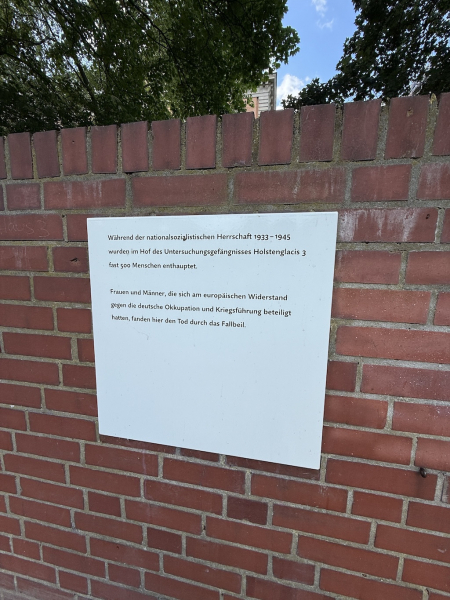 Mahnmal Untersuchungsgefängnis Holstenglacis