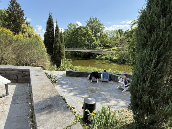 Mittelmeerterrassen im alten botanischen Garten