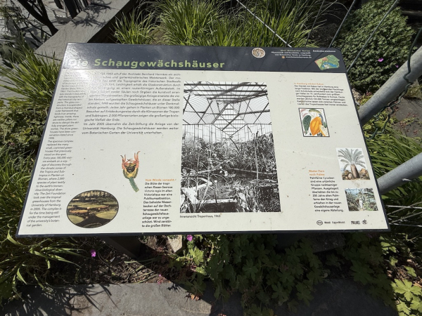 Tropengewächshäuser im alten botanischen Garten