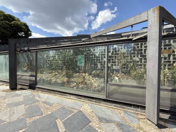 Tropengewächshäuser im alten botanischen Garten