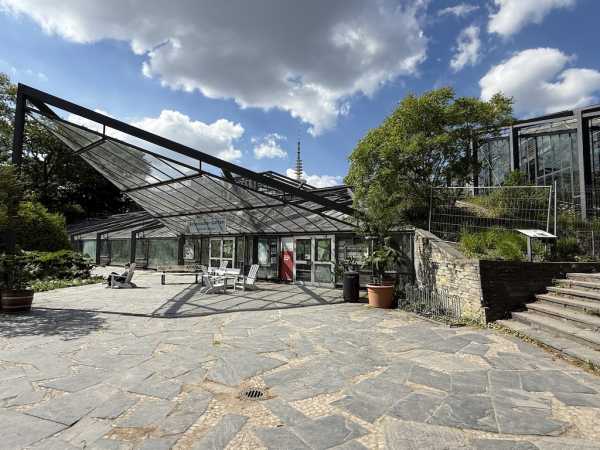 Tropengewächshäuser im alten botanischen Garten