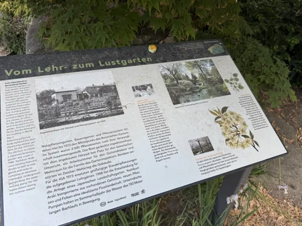 vom Lehrpfad zum Lustgarten